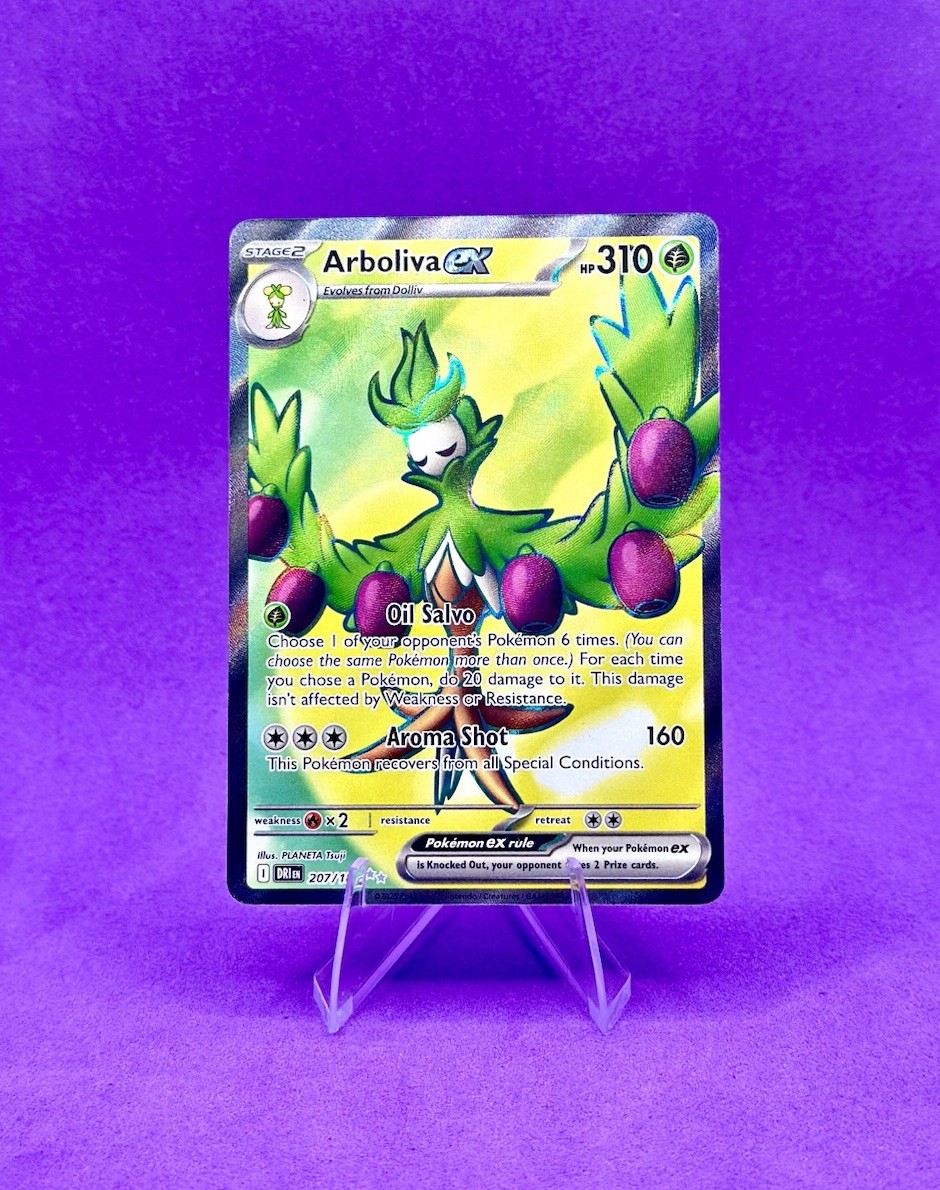 Arboliva ex 207/182 Destined Rivals Ultra Rare Pokemon Card NM