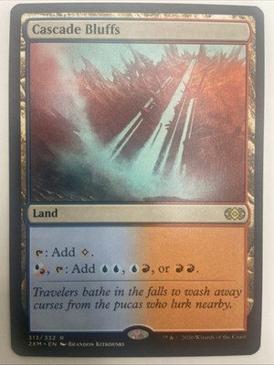 Cascade Bluffs #313 (NM) Double Masters 2XM Magic MTG