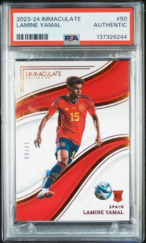 Lamine Yamal #50 2023 Panini Immaculate card