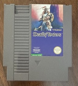 Deadly Towers NES Nintendo Entertainment System Complete CIB W/ Manual & Inserts