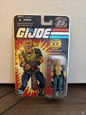 GI Joe 25th Anniversary Buzzer Dreadnok Action Figure Foil Hasbro 2007 New