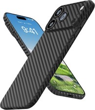 Ultra Thin Case for Iphone 17 Pro Max 0.3 Mm, No-Case Feeling Carbon Fiber Pat