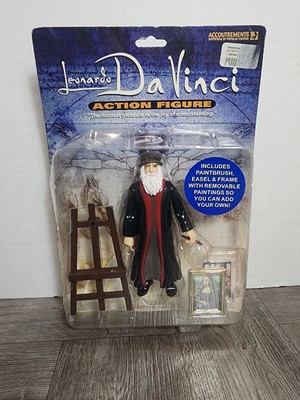 Accoutrements Leonardo Da Vinci Action Figure Item Factory Sealed RARE 2005