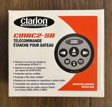 New NIB Clarion CMRC2-SB Wired Marine Stereo Remote Unit Watertight Discontinued