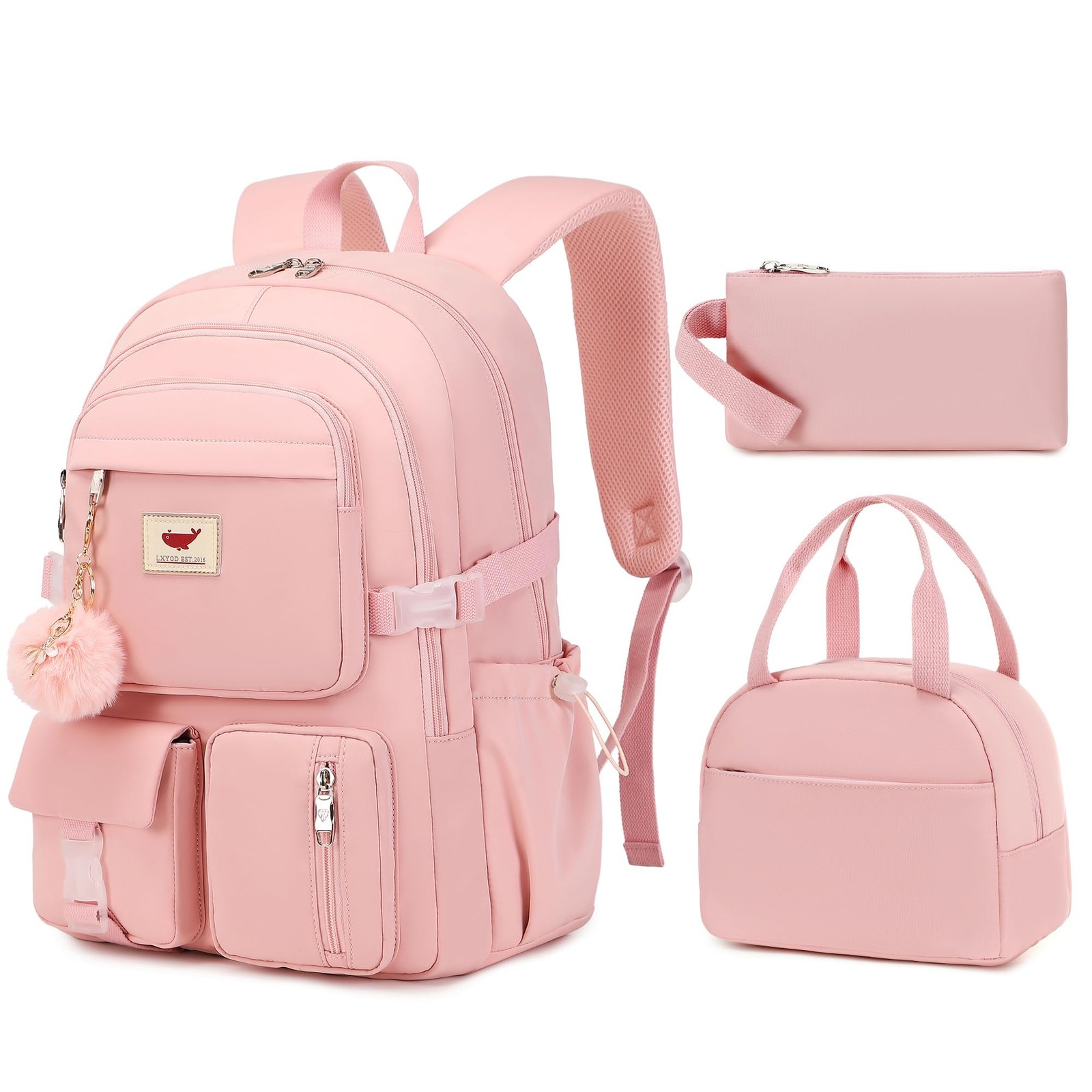 15.6 Inch Laptop Backpack for School College Students Teens Boys Girls-image