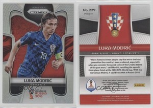 2018 Panini Prizm World Cup Silver Prizm Luka Modric #229