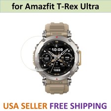 2 pcs Screen Protector TPU Clear Film Cover for Amazfit T-Rex Ultra Watch 47 mm