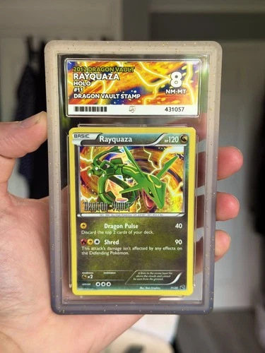 Rayquaza Dragon Vault STAMPED Promo Holo 11/20 2012 B & W Pokemon ACE 8