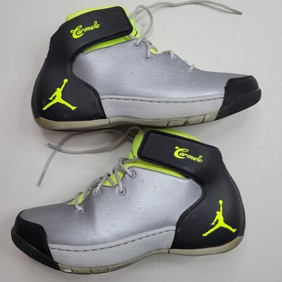 Air Jordan Melo 1.5 Wolf Grey Volt Ice Carmelo Silver Black  display picture 3