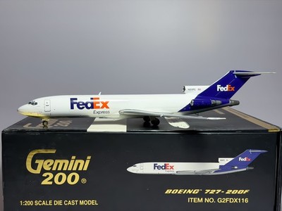 Gemini Jets FedEx Express Boeing 727-200F 1:200 Scale N203FE | eBay