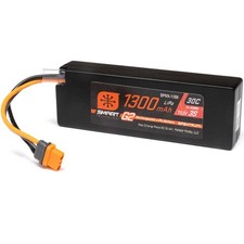 Spektrum Batteria Lipo 3S 1300mAh 30C HARDCASE Smart G2 IC2
