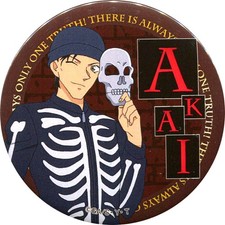 Shuichi Akai Detective Conan Art Button SHIBUYA109 STORE Japan C442