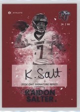 2024 Liberty University Flames Signature Series 76/90 Kaidon Salter Auto 1by6