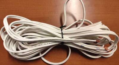 Oehlbach 1053X Kabel 2x4,00 mm² 2-adrig Kupfer-Litze PVC weiß