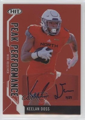 2019 Sage Hit Premier Draft Red 7/25 Keelan Doss #PKA-KD Rookie Auto RC 10k8