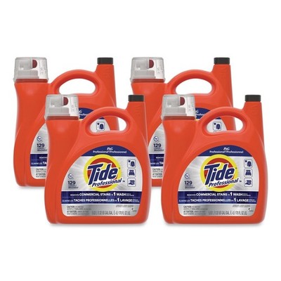 Tide Professional 80782107 Commercial HE Liquid Laundry Detergent (4/Carton) New