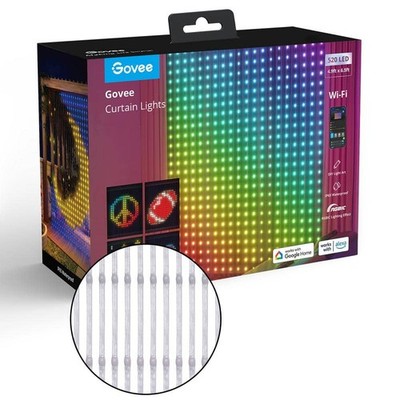 Govee 6.5 ft. Plug-in LED Novelty Curtain String Lights