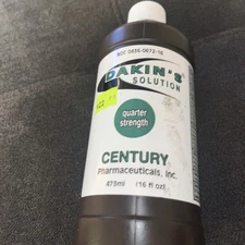 Dakin's Solution Quarter Strength Wound Cleanser 16 oz Twist Cap Bottle 2026