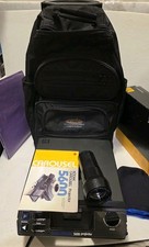 Kodak Carousel 5600 Projector w/Lid, Slide Tray, Manuals, Wheeled Bag, N.Mint