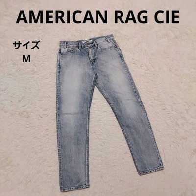 American RAG CIE Full Count 12oz Light Blue Selvedge Denim Pants M Slim Fit
