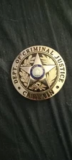 Texas Department of Criminal Justice Captain badge