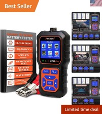 BT60 PRO Car Battery Tester 6V/12V/24V, 2 120Ah, 100 3000 CCA, Alternator S...