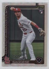 2025 Topps Series 2 Rainbow Foilboard Thomas Saggese #463 0pe3