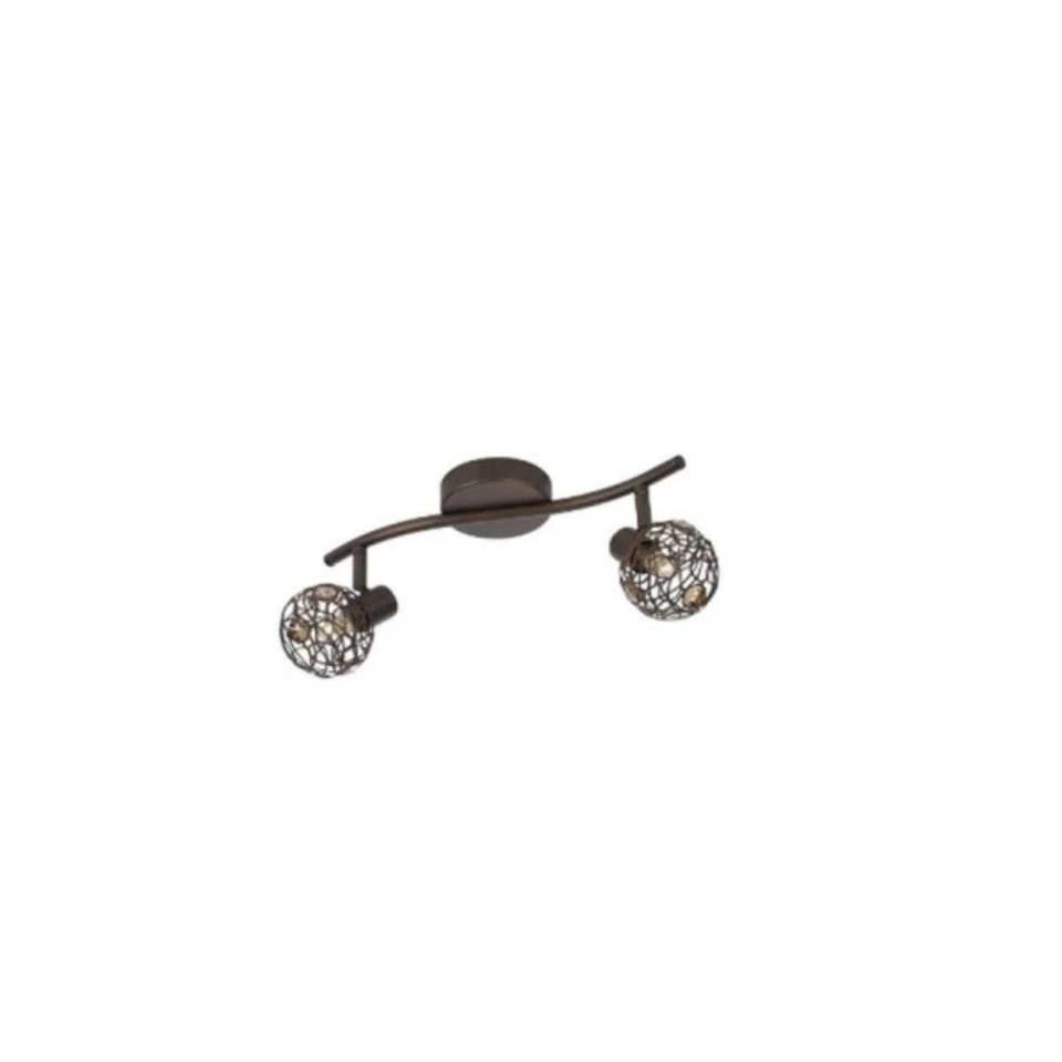 Massive Deckenleuchte Hosta 2x G9 Halogen-Strahler Rustikal Spotleiste - Bild 1 von 1