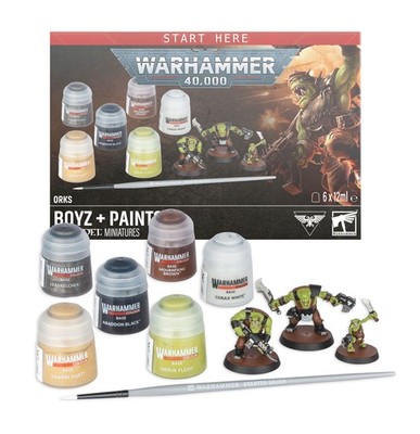 Paint Set 2026 ver. Orks Boyz  Warhammer 40K PRESALE 7/25