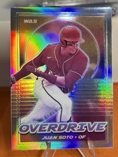 2021 Panini Chronicles - Overdrive Juan Soto #13 Holo Prizm