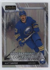 2023 O-Pee-Chee Platinum Arctic Freeze 9/99 Matt Savoie #297 Rookie RC