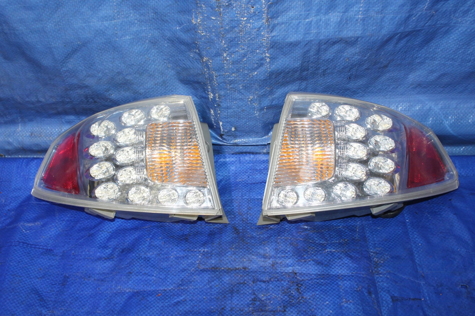2008-12 Subaru WRX STI OEM GRB Clear Tail Lights JDM EJ257