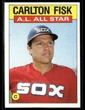 1986 Topps #719 Carlton Fisk Baseball Card 2003L