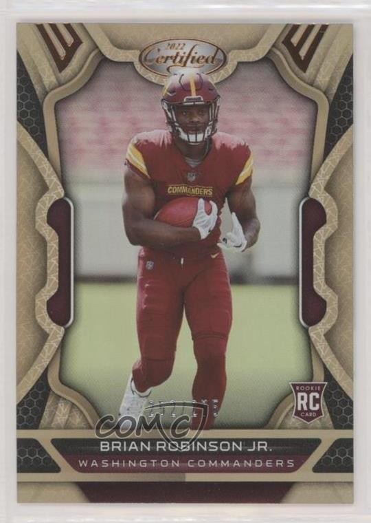 2022 Certified Rookies Mirror Bronze /275 Brian Robinson Jr #123 Rookie RC 1u6