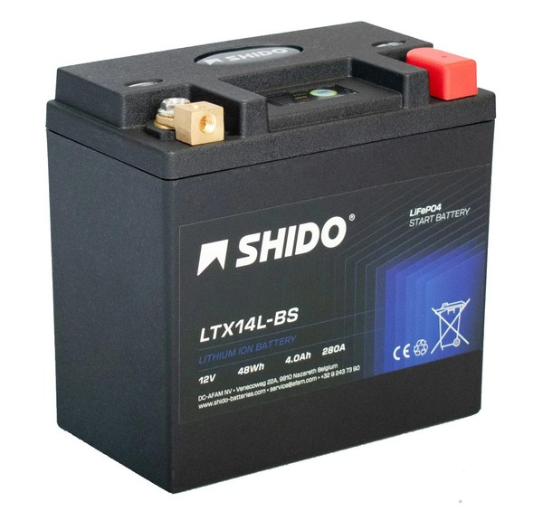 Lithium Ionen Lifepo4 Batterie YTX14L-BS 12V FüR Suzuki Gs 1000 E Gussrad 78-80-image