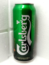Carlsberg Empty Beer Can 500ml Ukraine 2018 Top Open Premium Lager Collectible