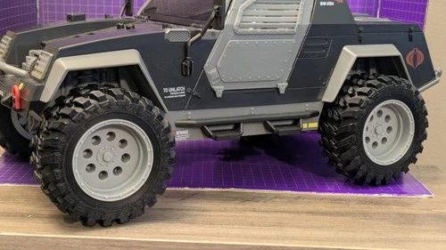 G.I. Joe Classified custom STINGER WHEELS - 3d print ADD ON upgrade