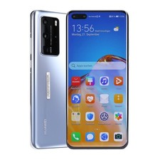 Huawei P40 Pro Dual-SIM 256GB Silver Frost Smartphone Kundenretoure wie neu