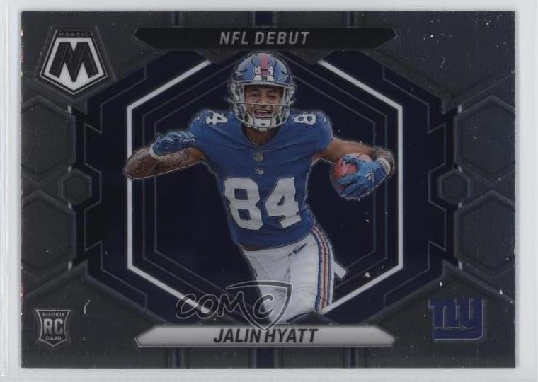 2023 Panini Mosaic NFL Debut Jalin Hyatt #ND-17 Rookie RC 11ds