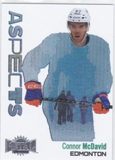 2022/23 SKYBOX METAL UNIVERSE..CONNOR McDAVID..ASPECTS..CARD # A-18..OILERS