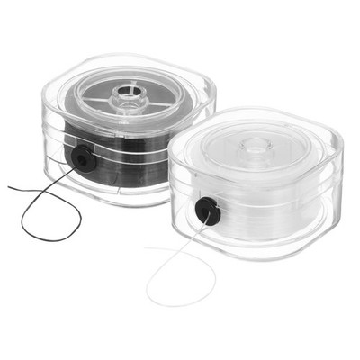 2 Roll Elastic String for Bracelets,0.8mm Stretch Bead Cord Strings,120m