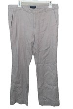Banana Republic White Linen Pants, Logan size 12