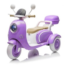 2-Seat Electric Kids Motorcycle, Twin Motor, LED Lights, Music, Bluetooth