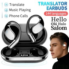 Translator Earbuds 144 Languages Real Time Online/OffLine Translation Earphones