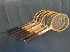 HIGH QUALITY Lot Vintage Wood Tennis Racquet CHOOSE QTY Decor Wall Art Classic