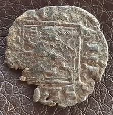 Spanish Dinero Mediaeval Castle & Lion Seville S