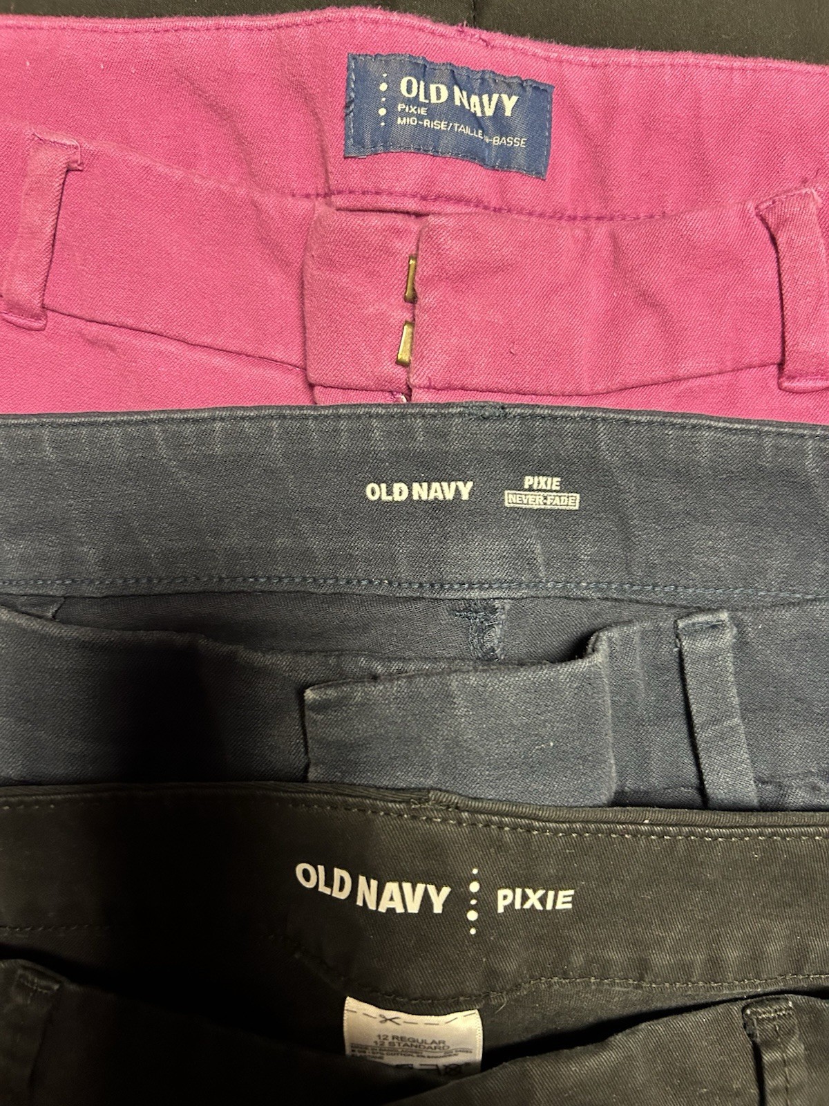 Three Pairs Old Navy Pixie Pants - image 3