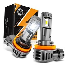 2025 H8 H9 Fog Lights 6500K White, 12000LM Super Bright 600 H11 Cool White