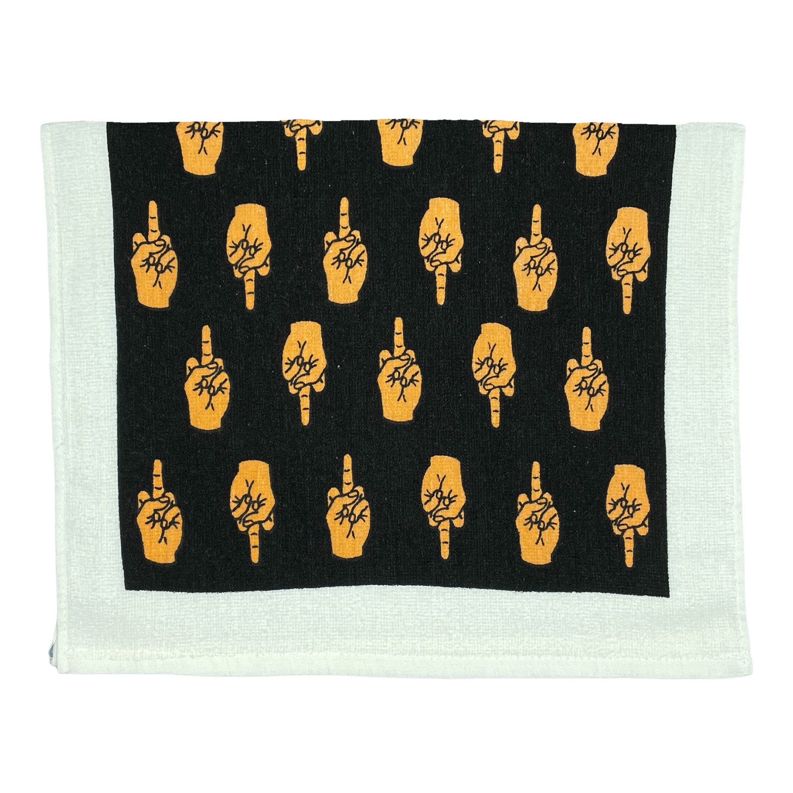 Middle Finger Funny Flipping Off Tea Towel
