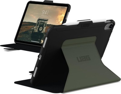 UAG iPad A16 10. Gen 2025 10,9'' Hülle Robust Slim Pencil Holder Schwarz / Oliv